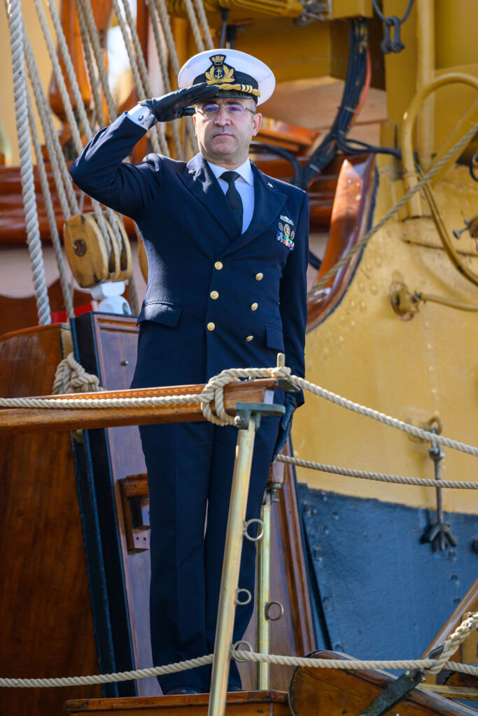 Il Comandante di Nave Vespucci, Giuseppe Lai - Doha